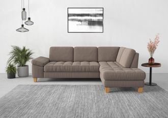Sit&more Ecksofa »Westham L-Form« mit Ottomane, mit oder ohne Bettfunktion, Bettkasten, Verstellung