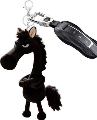 Generic Plush Keychain | 2026 Year Soft Mascot Key Chain - Soft Doll Keyring Stuffed Toys,for Backpack Wallet Luggage Rearview Mirror Phone Handbag Travel Par