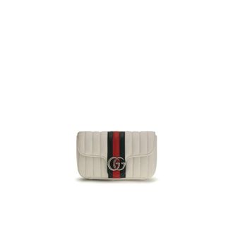 Gucci Bolso de hombro GG Marmont - Bags - Mujer - Blanco - ONE SIZE