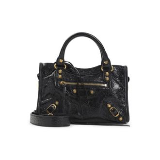 Balenciaga Black Le City Mini Satchel
