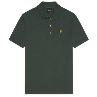 Lyle & Scott Diepgroen poloshirt met Lyle & Scott-logo op de borst