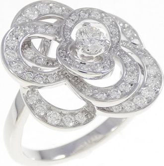 Chanel White Gold White Gold (18K) Band Ring (Pre-Owned)