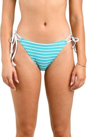 Citrus Brenton Adjustable Loop Tie Bikini Bottoms in Lagoon at Nordstrom, Size X-Large