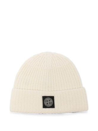 Stone Island Berretto con toppa con logo Stone Island