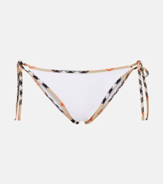 Burberry Self-tie bikini bottoms