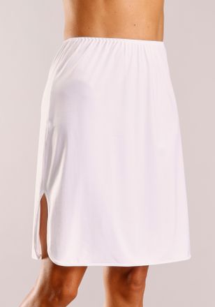 Nuance Unterrock NUANCE, Damen, Gr. 32/34, weiss (wei&szlig;), Obermaterial: 90% Polyamid, 10% Elasthan, Basic, R&ouml;cke Unterrock, aus fliessendem Material f&uuml;r eine 