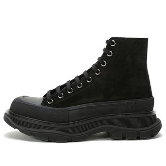 Alexander McQueen Tread Slick Boot Triple Black 627206WHBGU1081