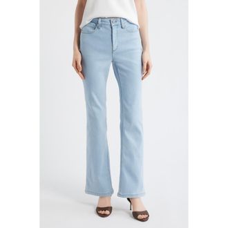 Anne Klein Leo High Waist Bootcut Jeans in Huntington Wash at Nordstrom, Size 10