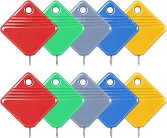 No Brand Paquete De 10 Enhebradores De Agujas - Accesorios De Costura - Costura A Mano - Puntas De Aguja Met&aacute;licas De Precisi&oacute;n - Compactos Y Ligeros - Sin Esp