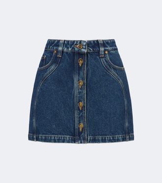 Versace Minigonna di jeans