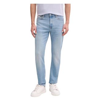 Calvin Klein Jeans Loose Fit Jeans, male, Blue, W38 L32, Slim Tapered Jeans