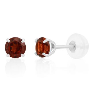 MAX + STONE 14k Yellow or White Gold 4mm Round Stud Earrings