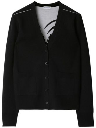 Burberry Vest met gespiegeld paard - Zwart