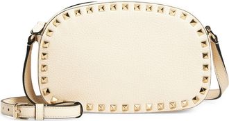 Valentino Garavani Rockstud Crossbody Camera Bag in Light Ivory at Nordstrom