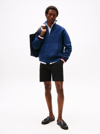 Tommy Hilfiger Mens Regular Fit 7 Comfort Waist Tommy Short - Black - 30