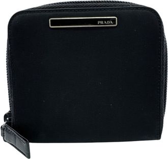 Prada Black Nylon Wallet (Bi-Fold) (Pre-Owned)