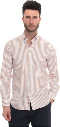 Carrel Casual Shirt - Heren - Zakelijke Overhemden - Wit - S - Katoen - Overhemden