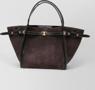 Tod's t timeless small leather bucket bag