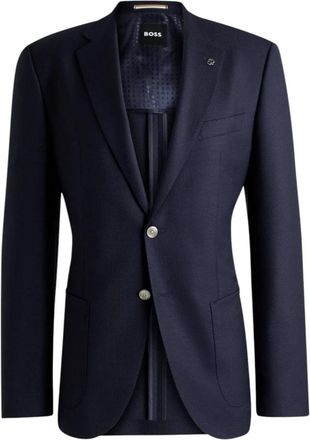 HUGO BOSS Blazers - Heren - Blazers - Blauw - 3XL - Jassen