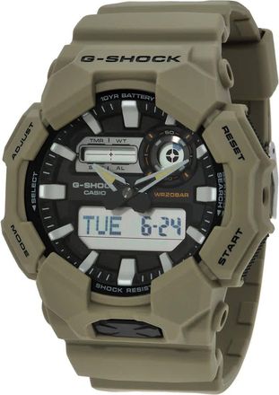 Casio G-Shock Alarm World Time Quartz Analog-Digital Black Dial Mens Watch GA-010-5A