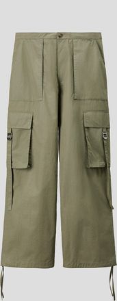 H&M Cargohose in Loose Fit - Green