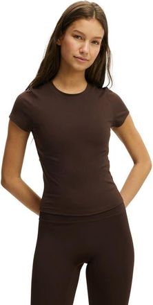 Cotton On Womens Active Ultra Soft Fitted Tshirt in French Roast at Nordstrom, Size Xx-Small