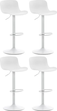 Clp Set De 4 Taburetes De Bar Almada Blanco