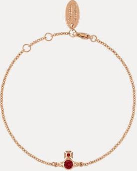 Vivienne Westwood London Orb Bracelet Pink-gold-red-cz Pink-gold-red-cz Women