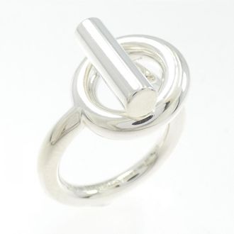 Herm&egrave;s Silver 925 Band Ring (Pre-Owned)