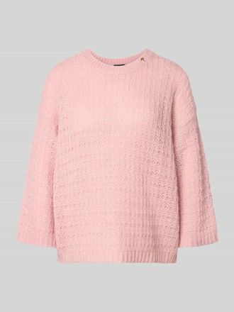 Joop Loose Fit Strickpullover mit Alpaka, Woll-Anteil Modell Kasita in Pink, Gr&ouml;&szlig;e 34