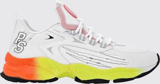 Plein Sport Sneakers basse in mesh multicolor con tirante e suola dentellata