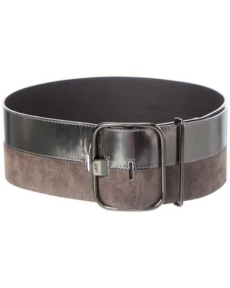 Roger Vivier Leather & Suede Belt