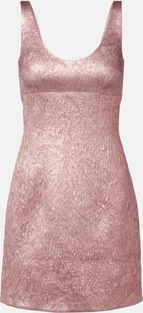 Emilia Wickstead Abito corto Einna in jacquard