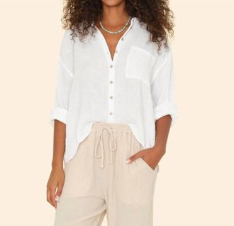 Xirena Tyler Button Down Shirt In White