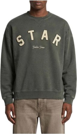 Golden Goose Sudadera con bordado de estrella - Sweatshirts & Hoodies - Hombre - Negro - S