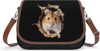 Generic 3D Cute Hamster Fashion Womens Crossbody Bags Novelty Handbag Shoulder Bag Purse