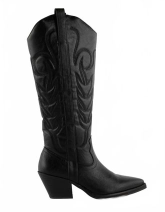 Matisse Footwear Womens Dixie Tall Western Boots In Black