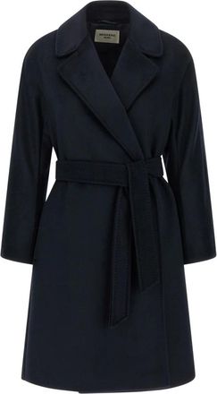 Max Mara Pedale Coat - Coats - Mujer - Azul - 2XS
