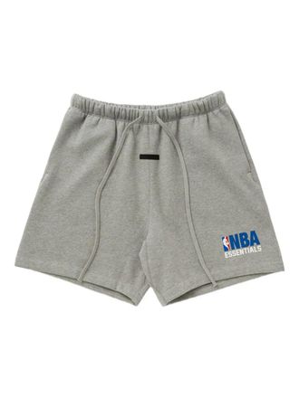 Fear of God Shorts met trekkoord en grafische print - Grijs