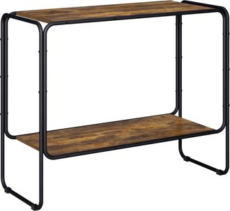 vidaXL Aparador Roble Ahumado 93.5 X 38 X 75 Cm Madera De Ingenier&iacute;a Vidaxl