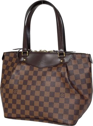 Louis Vuitton Brown Damier Canvas Handbag Tote Bag (Pre-Owned)