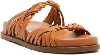 Schutz Tara Sporty Braided Sandal in Earth Clay at Nordstrom, Size 9.5