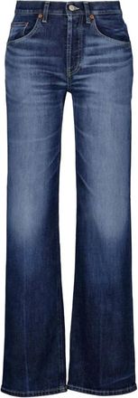 Dondup Jeans, Dames, Blauw, W27, Denim, Flared Jeans