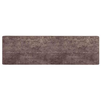vidaXL Pasillo De Alfombra Marsa Gris 80 X 350 Cm Poli&eacute;ster Y Pvc Vidaxl