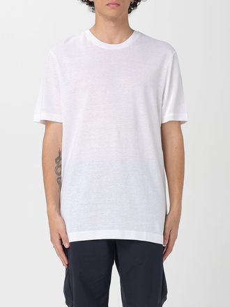 HUGO BOSS T-shirt in lino e cotone Boss