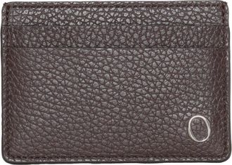 Orciani Portacarte in pelle martellata - Heren - Portefeuilles - Bruin - ONE Size - Leer - Accessoires