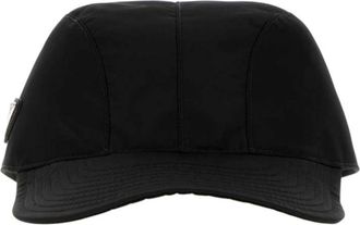 Prada Black Cappelli Solid Baseball Cap