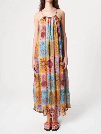 Chufy Rain Maxi Dress In Sundance Coral