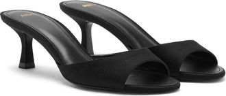 Mango Kitten Heel Sandal in Black at Nordstrom, Size 6.5Us