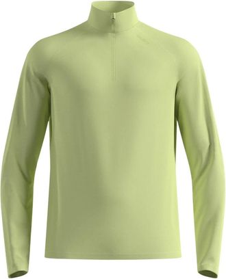 Odlo Essential Warm 1/2 Zip - - Sport - Uomo - Verde - M